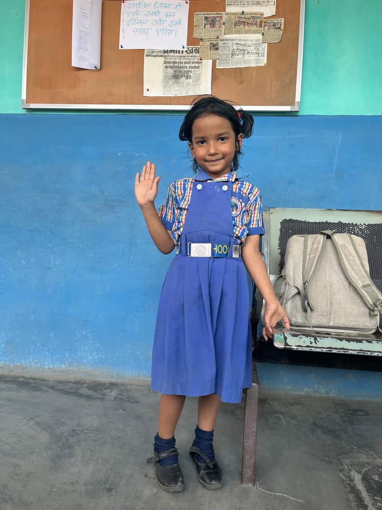 Student in School Dress